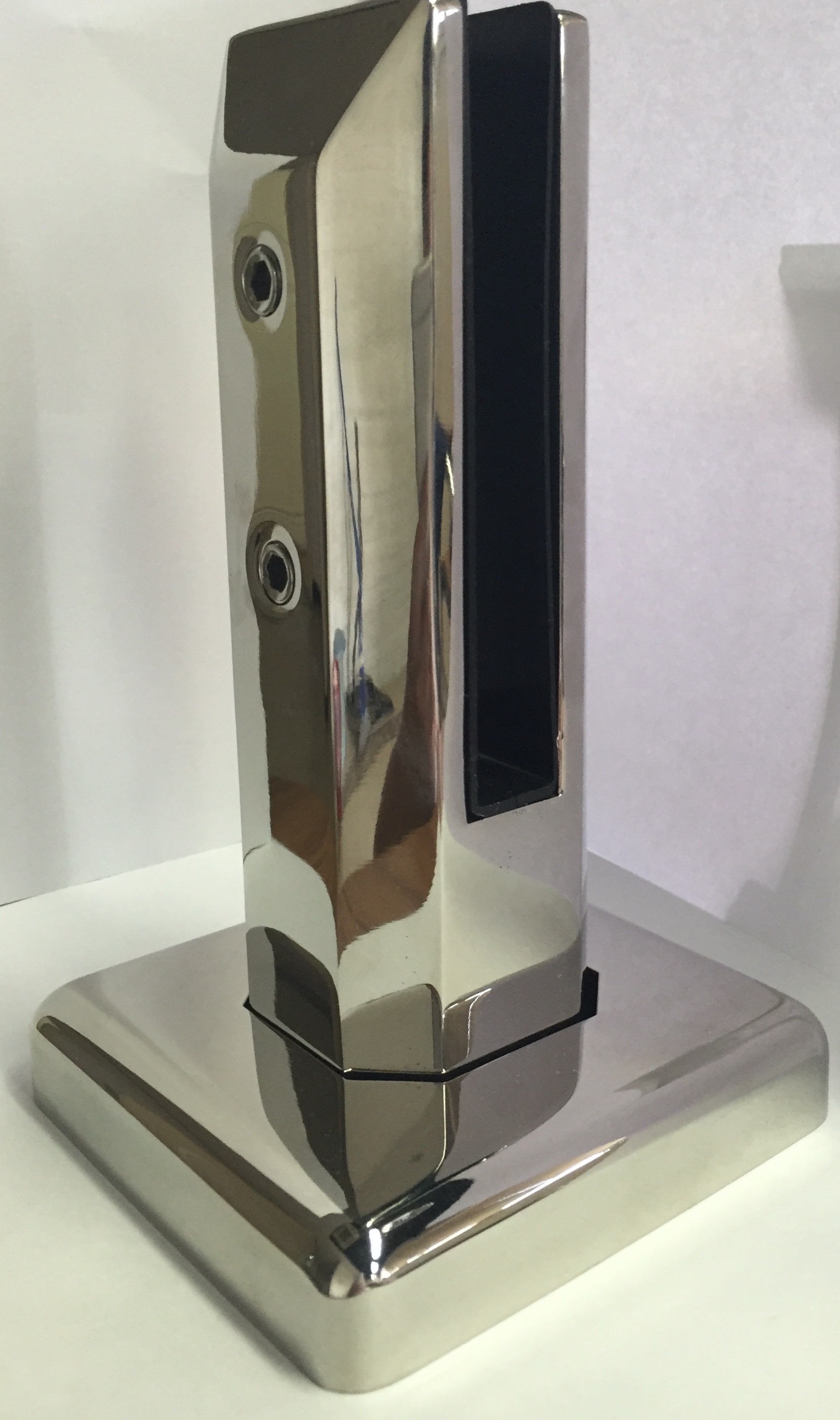 valla de la piscina de vidrio barandilla de acero inoxidable grifo