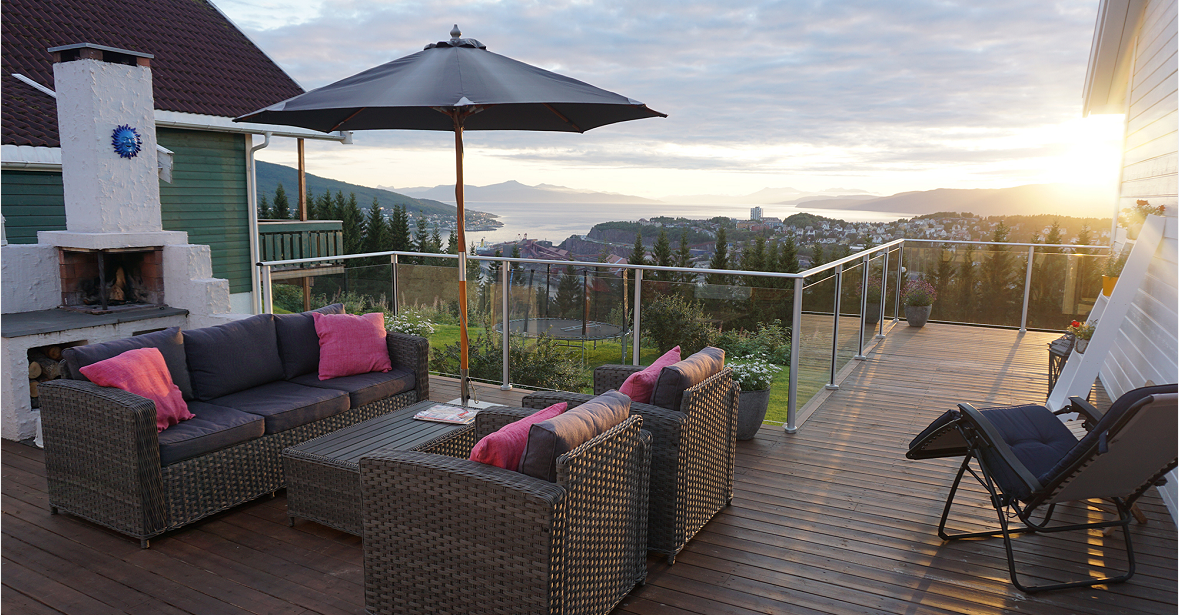 pulverimaalattua alumiinia kaide parveke Kansi allas aita lasikaide