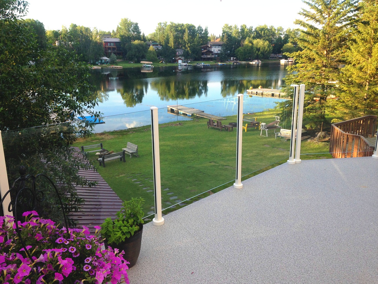 powder coating aluminum balcony railing