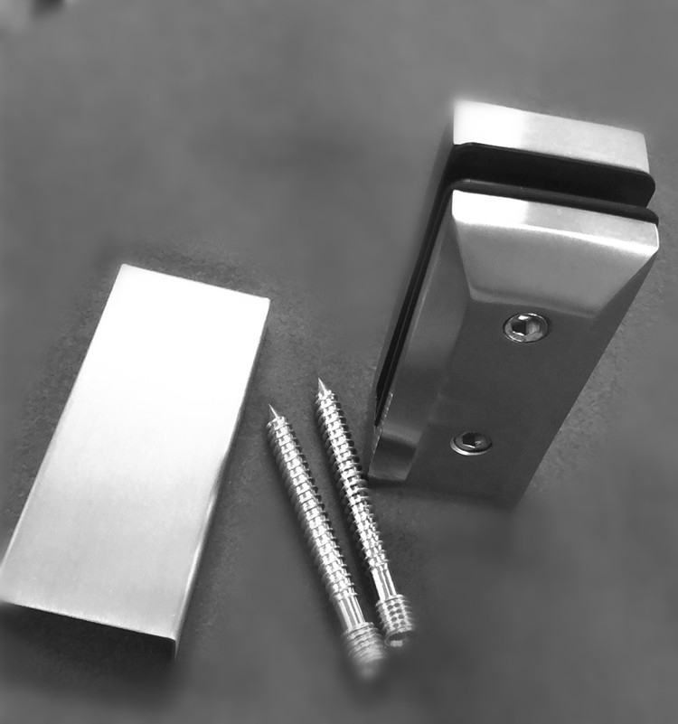 montagem lateral sem furos de vidro duplex 2205 pinça de vidro sem moldura