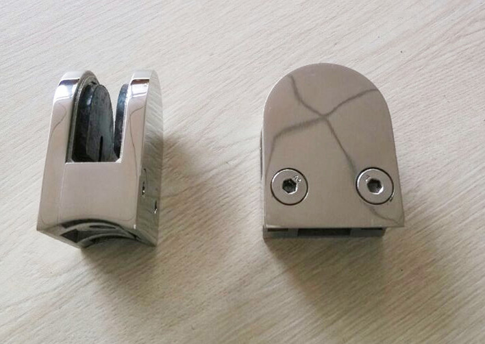 stainless steel 304/316 glass railing glass fixing fittings clamp glass clips