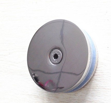 collier inox 316 ronde en verre pour la tenue de 1/2 verre trempé