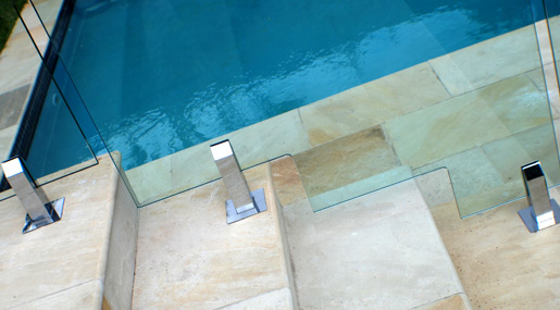 нержавеющая сталь 316 / дуплекс 2206 квадратных ядро ​​пробурено бассейн забор стекло кран, SCM