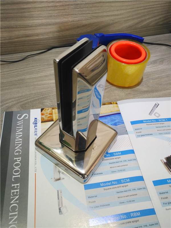 stainless steel 316 frameless glass balustrade spigots mini post