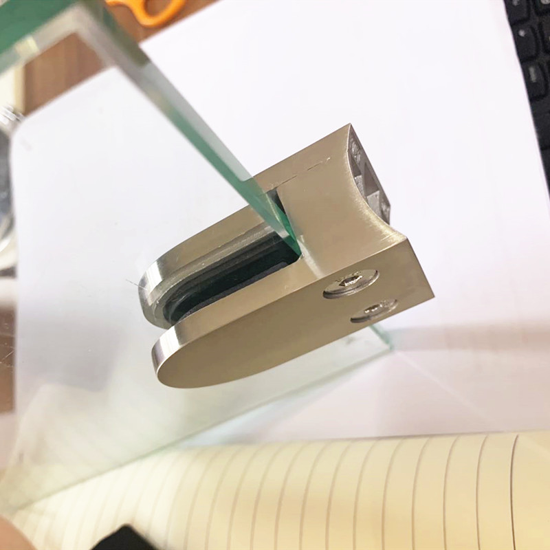 stainless steel 316 railing glass clamp glass clip holders