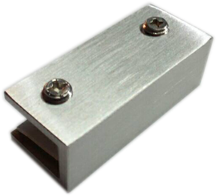 abrazadera de cristal del acero inoxidable U shape180 degree