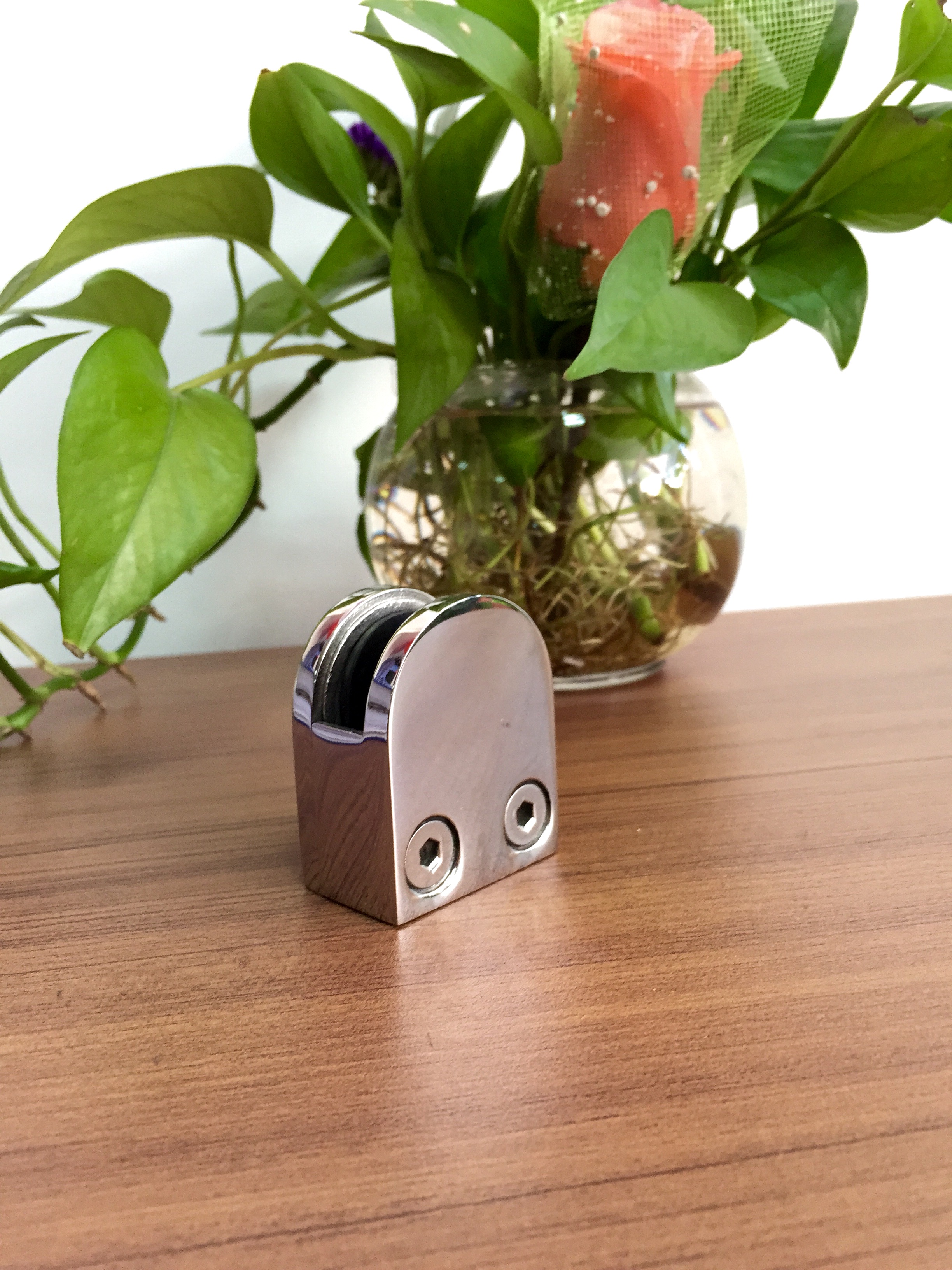 stainless steel balustrade accessories glass mounting clamp