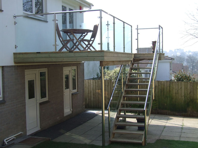 stainless steel balustrade post for stairs