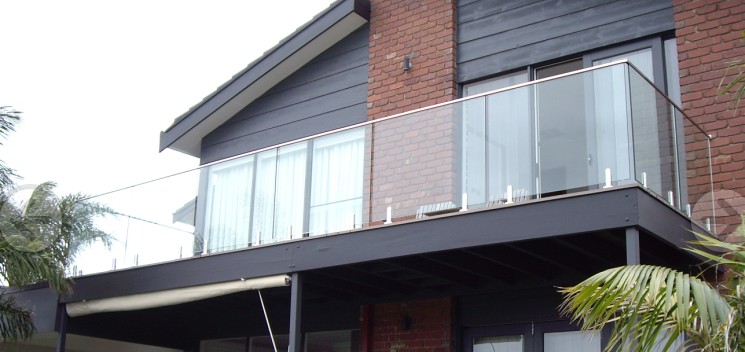 balaustre in acciaio inox top rotaie per il vetro 8-13.52mm