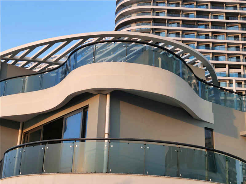 stainless steel glass spider railings for glass balcony handrails