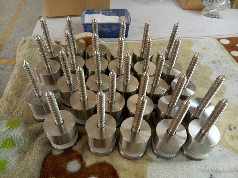 Edelstahl Außentreppengeländer 316 Zugschraubentechnik Glasfixierungs Patt