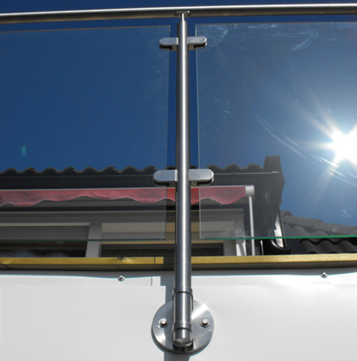 Боковой монтажный кронштейн из нержавеющей стали базовый фланец для стеклянных перил