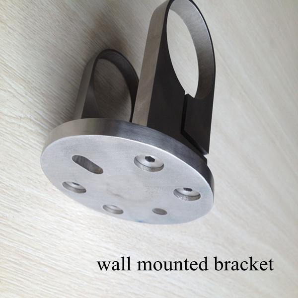 stainless steel wall mounted bracket for round pipe dia43mm and dia50.8mm