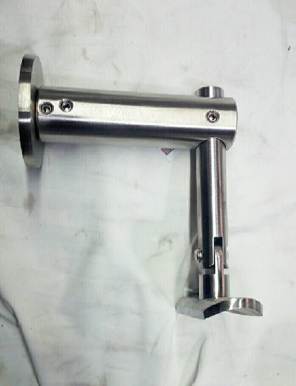 Support flexible de main courante d'escalier fixé au mur d'acier inoxydable