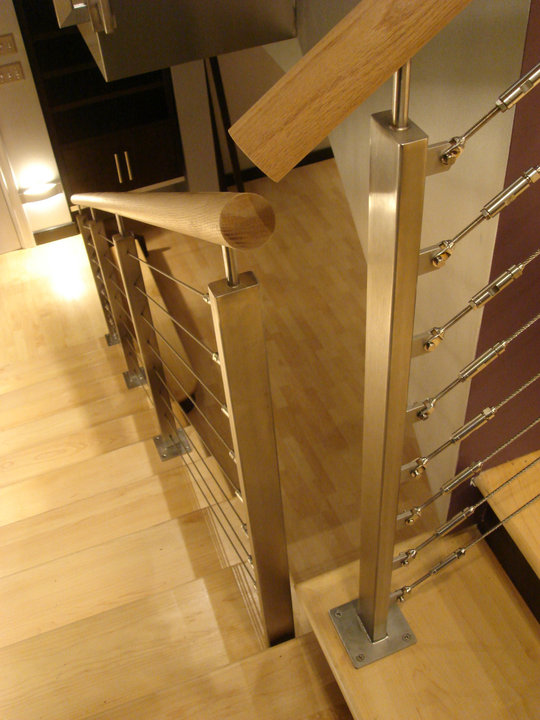 stair railing stainless steel wire rope cable tensioner