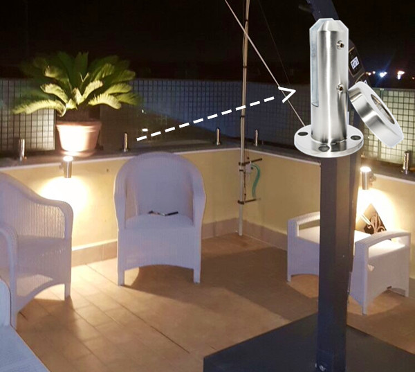 Taras szkła ogrodzenia Czop zaciskowy do szkła 12mm