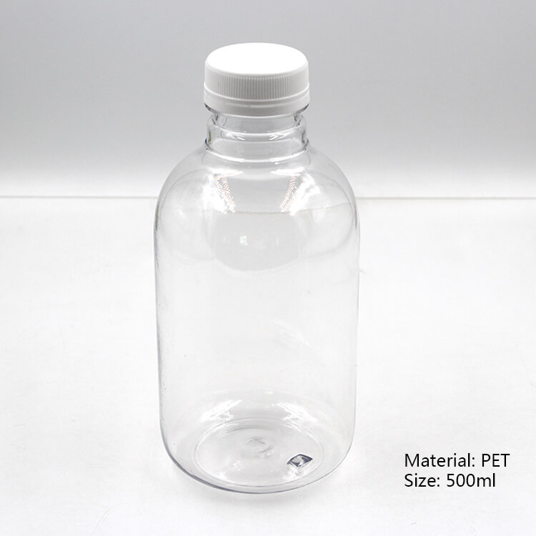 round plastic bottle