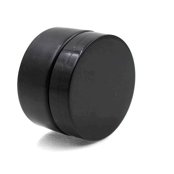 1 oz black cosmetic jar
