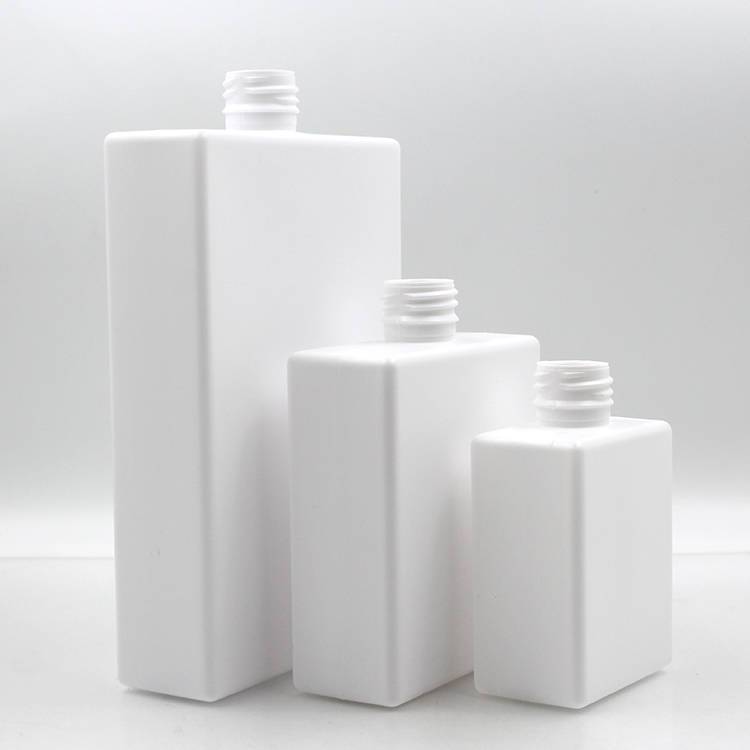 250 ml 500 ml 1000 ml square white pump bottle