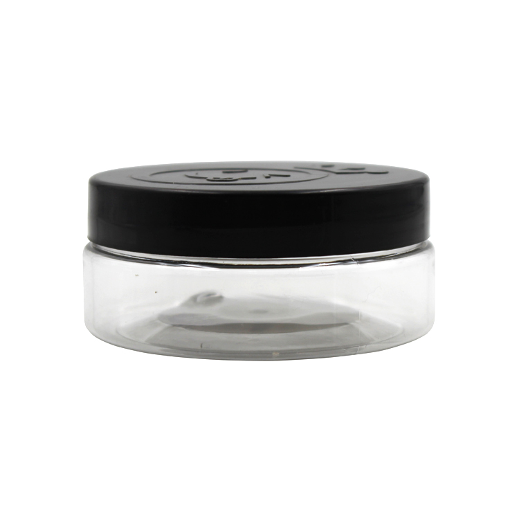 120ml clear plastic cosmetic jar