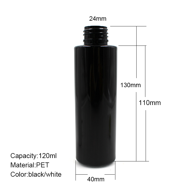 4oz cylinder PET mist spray bottle