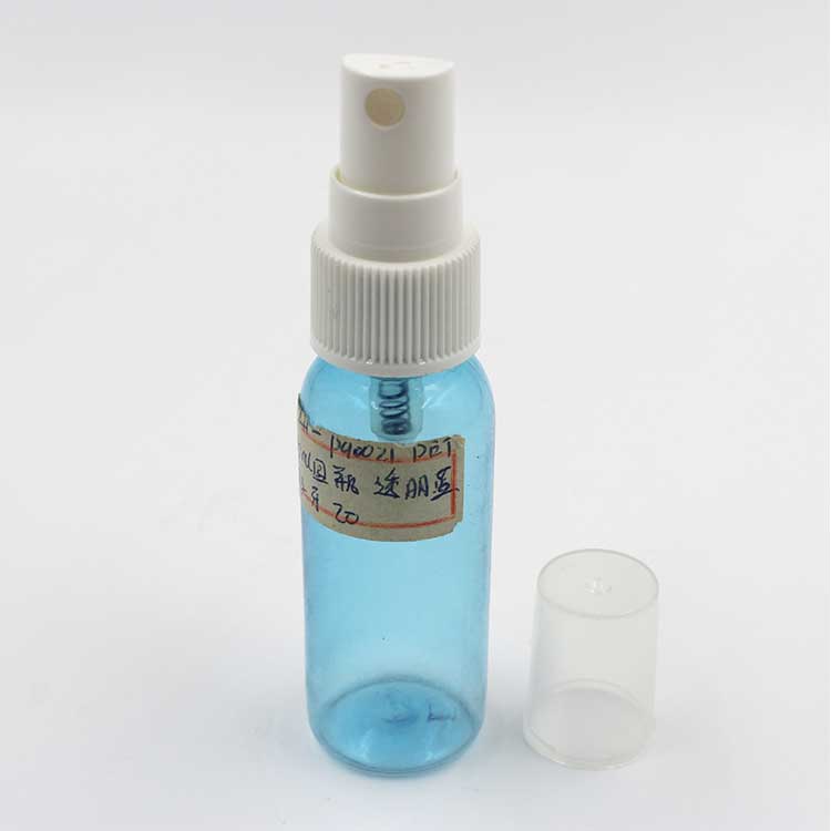 plastic PET 30ml spray bottle