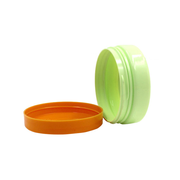 2 oz flat cream plastic jar