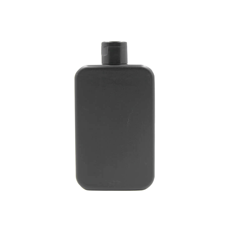 Čína 150ml černá plochá tělová láhev výrobce 150ml černá plochá tělová láhev