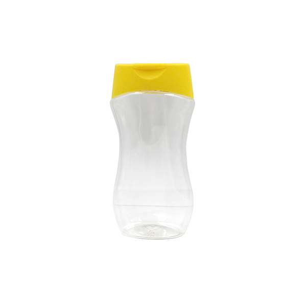 Exprima la botella de miel con tapón de silicona