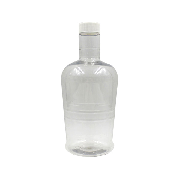Botella de licor de alcohol de plástico vacío de 750 ml