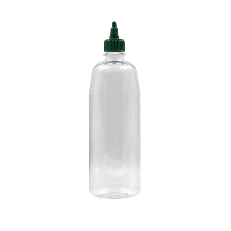 750ML Clear Squeeze PET Sauce Bottle