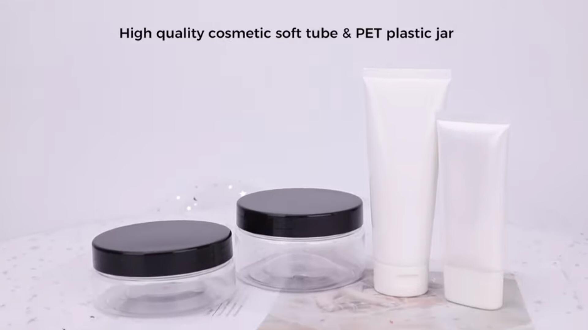 πλαστικό καλλυντικό βάζο & σωλήνα