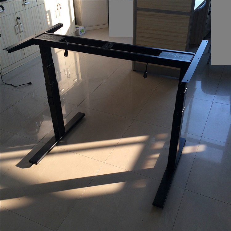 Höhenverstellbaren Computertisch Büro Schreibtisch stehen sitzen Schreibtisch Metallrahmen