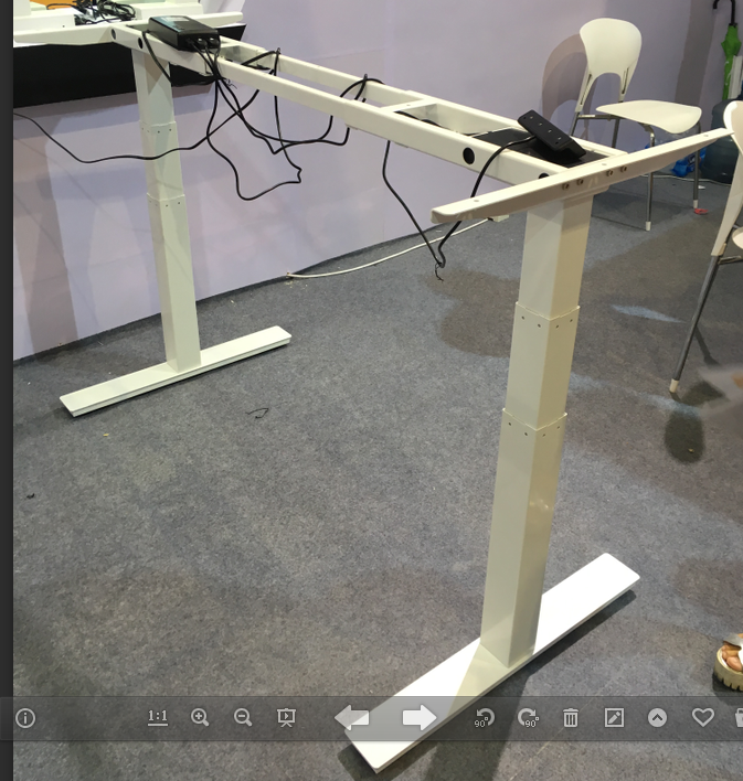 China Hot Sale Electric Height Adjustable Desk Frame Sit  to Stand