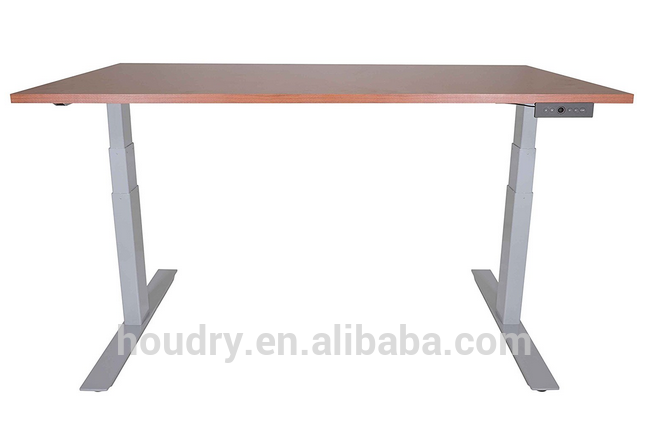 Electric 2 motors height adjustable desk electric with high precision
