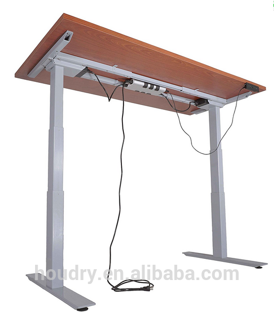 Electric 2 motors height adjustable desk electric with high precision