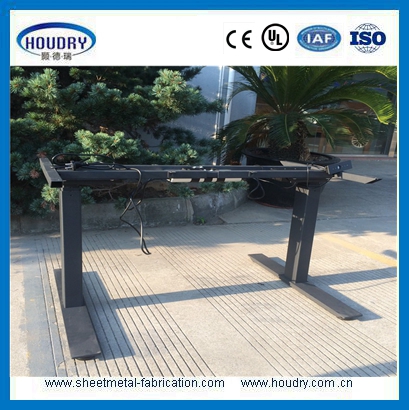 Manual adjustable table standing desk handset with memory