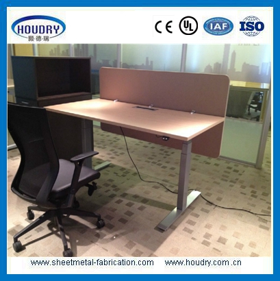 Modern office furniture electric standing desk with metal frame