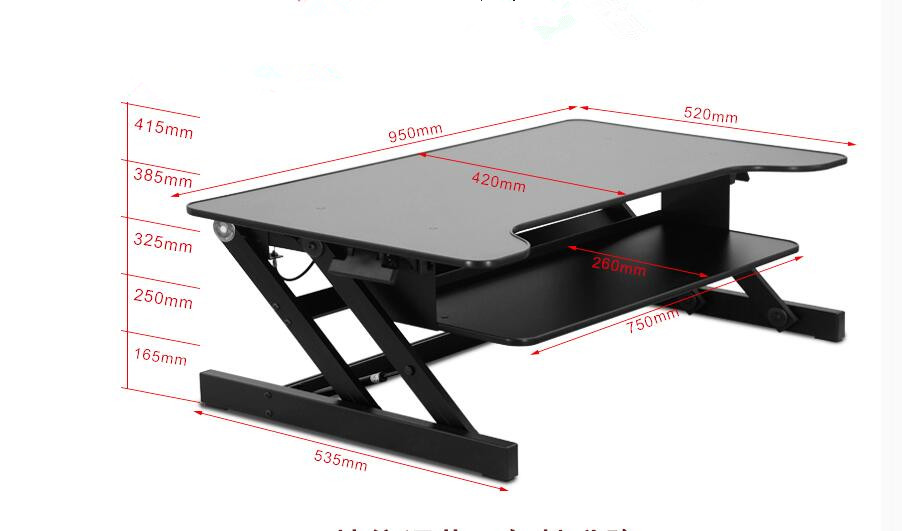 Strong and Durable Adjustable Desks /Table For Two Monitors