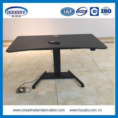 computer office furniture standing desk with hutch