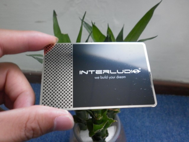 black metal business card of cheap price