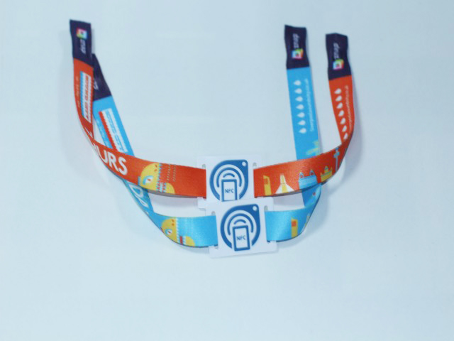 woven NFC festival wristband