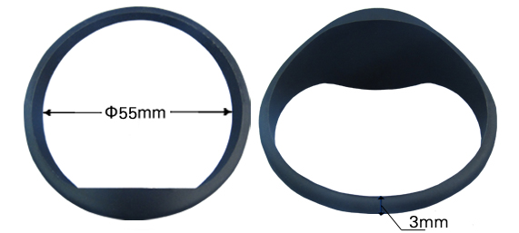 closed silicone RFID wristband for identification