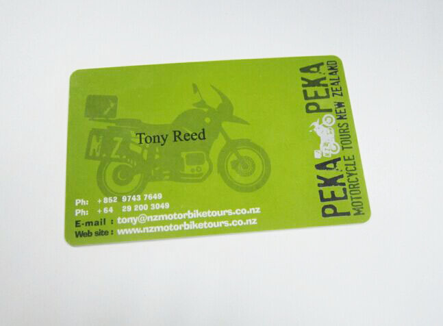 plastic contactless card printing