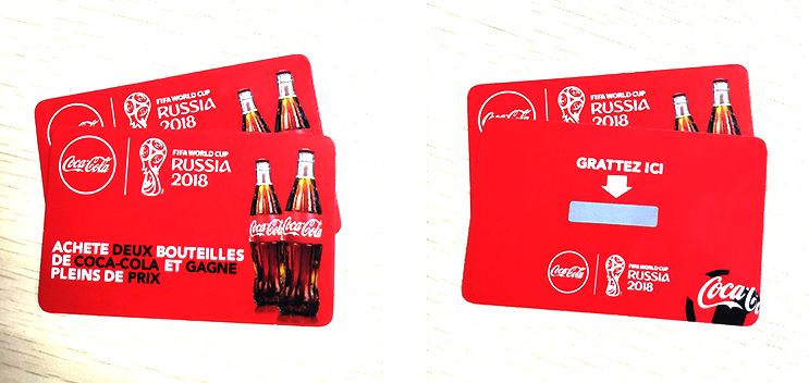 Manufacture custom design Scratch Off Card
