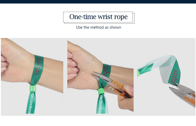 RFID fabric bracelet