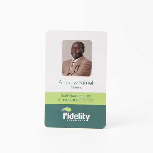 Plastic Business Card Detailed Image