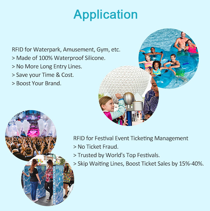 rfid rubber wristbands for events