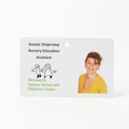 Plastic Business Card Detailed Image