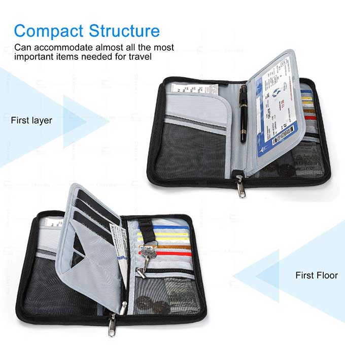 RFID Travel Passport Wallet Supplier